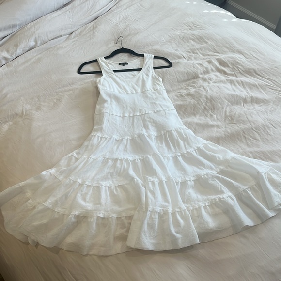 THEORY TIERED RUFFLE DRESS - Picture 2 of 3